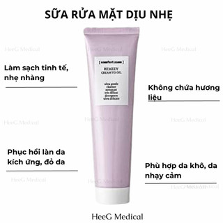 Kem rửa mặt làm sạch dịu nhẹ cho da nhạy cảm Comfort Zone Remedy Cream to oil