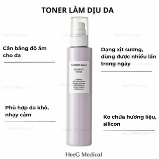 Nước dưỡng làm dịu mát cho da nhạy cảm Comfort Zone Remedy Toner