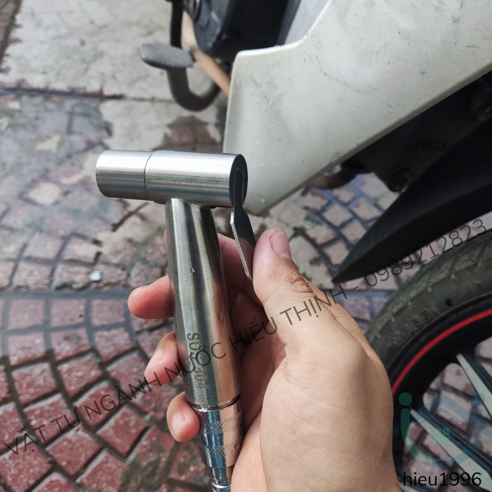 Đầu xịt mạ ti đồng cao cấp tặng roong