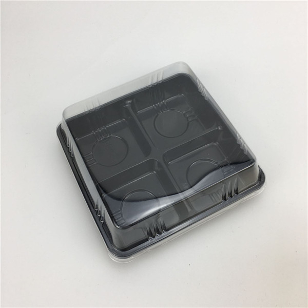 Set 10 hộp mica FG134  đựng bánh trung thu/bánh wagashi (50-75g)