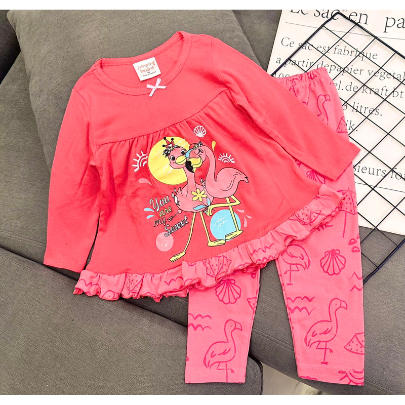 Bộ dài tay bé gái thun bozip xuất xịn