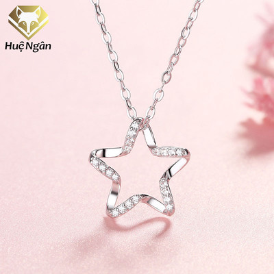 Dây chuyền bạc Ý 925 Huệ Ngân - Ngôi sao may mắn PP1912