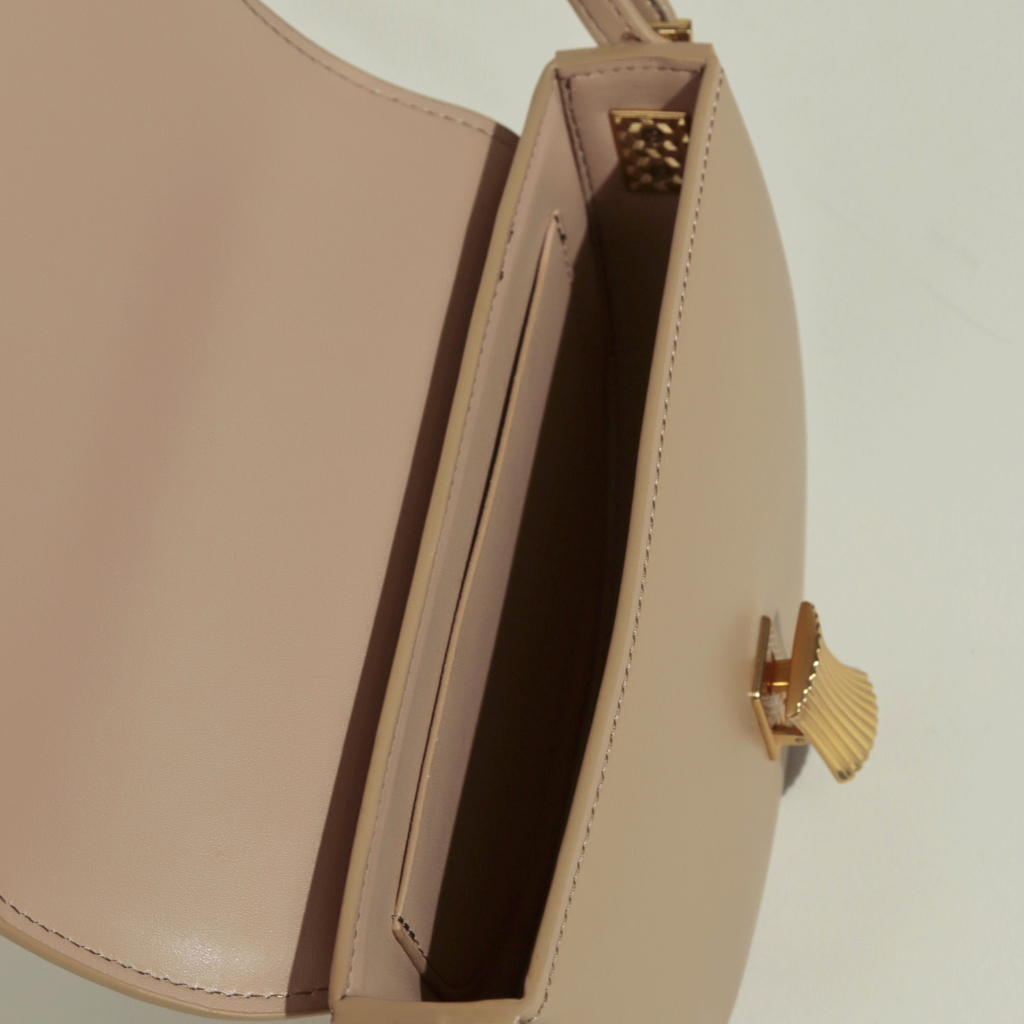 Túi da thật yên ngựa bán nguyệt - CAMIE