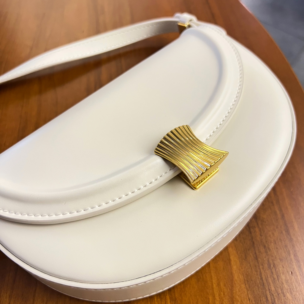 Túi da thật yên ngựa bán nguyệt - CAMIE