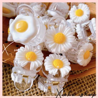 Kẹp càng cua mini hoa cúc, kẹp mái mini dễ thương, kẹp hoa cúc cute