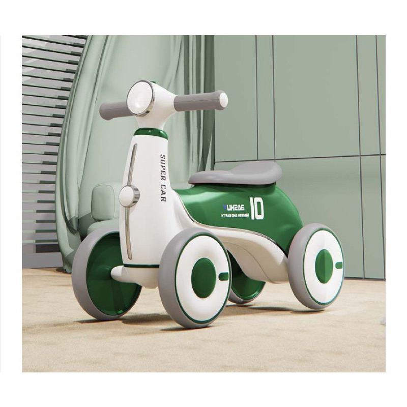 Xe chòi chân Vespa SUPER CAR có đèn và nhạc. khách chọn màu ib shop nhé