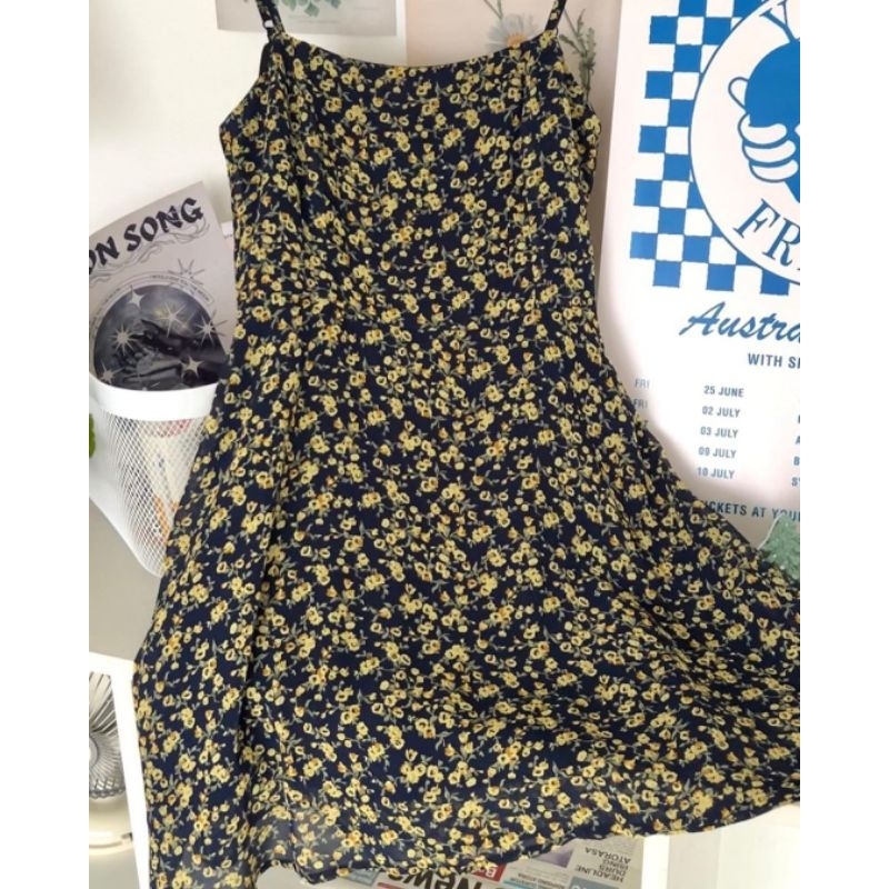 Baras Dress váy hai dây hoa nhí xinh xắn