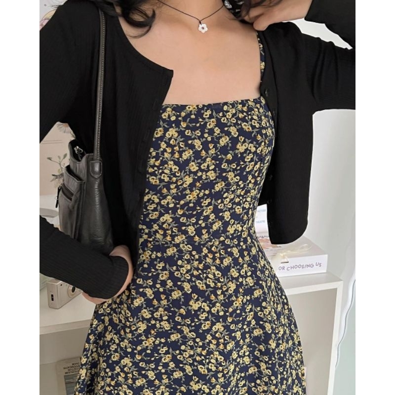 Baras Dress váy hai dây hoa nhí xinh xắn