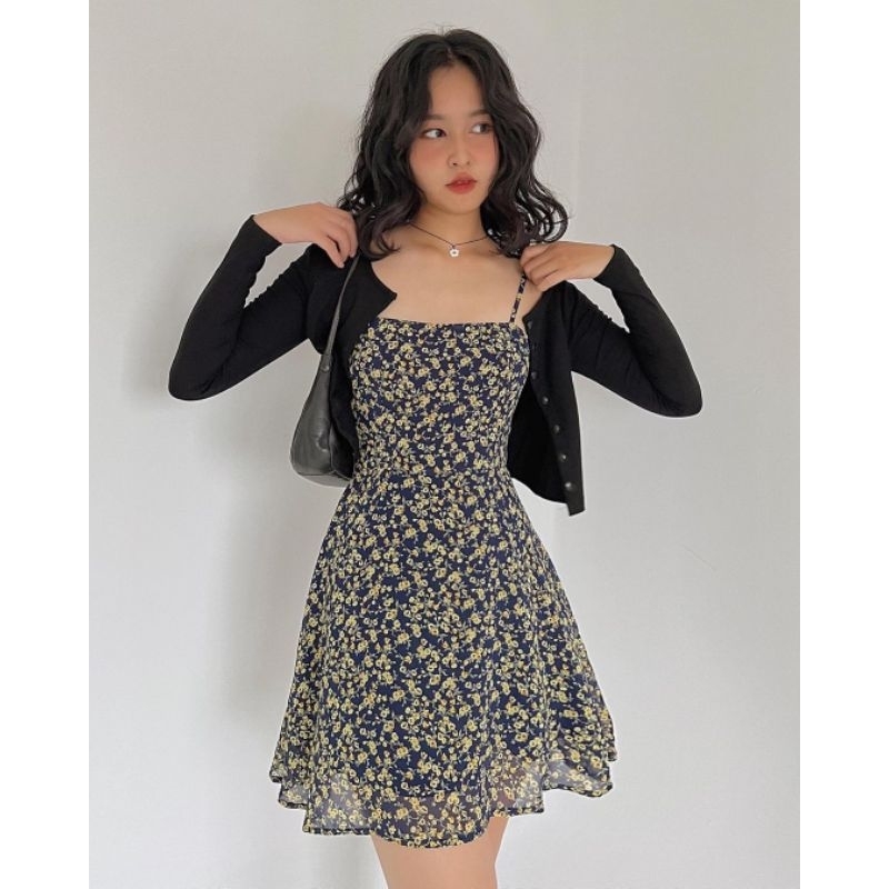 Baras Dress váy hai dây hoa nhí xinh xắn
