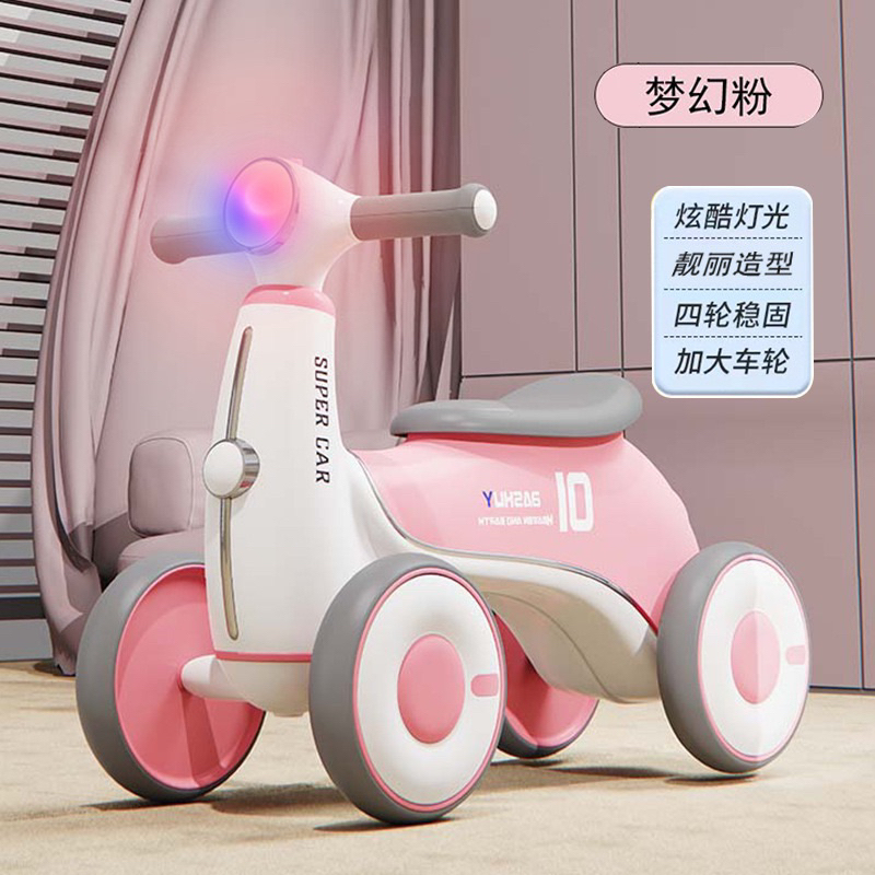 Xe chòi chân Vespa SUPER CAR có đèn và nhạc. khách chọn màu ib shop nhé