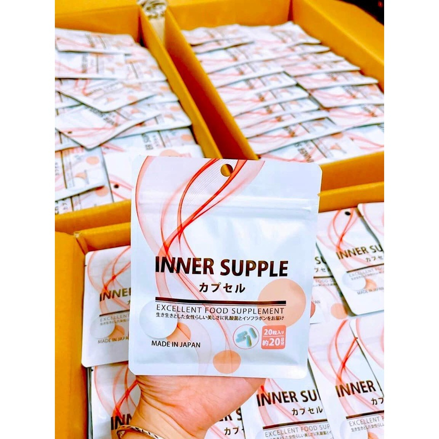 𝐕𝐢𝐞̂𝐧 𝐮𝐨̂́𝐧𝐠 giúp hỗ trợ 𝐜𝐚̂𝐧 𝐛𝐚̆̀𝐧𝐠 𝐧𝐨̣̂𝐢 𝐭𝐢𝐞̂́𝐭 𝐭𝐨̂́ INNER SUPPLE Nhật Bản gói 20 ngày