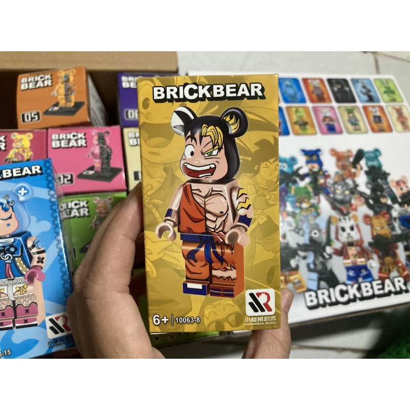 Mô hình lắp ráp Minifigures nhân vật hoạt hình manga 3D songoku mã 10063-8 kích thước 6cm hàng đẹp