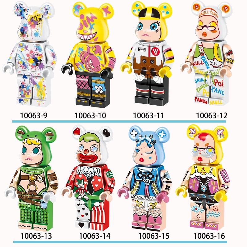 Mô hình lắp ráp Minifigures nhân vật hoạt hình manga 3D songoku mã 10063-8 kích thước 6cm hàng đẹp