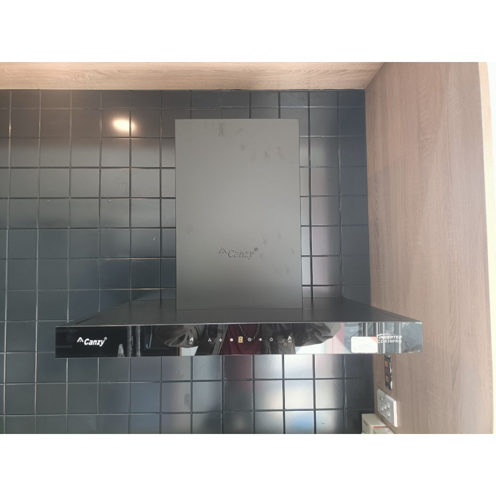 Máy hút mùi Canzy CZ 636pro Hút mùi nhà bếp cảm ứng vẫy tay cao cấp, máy hút khói chính hãng bảo hành 3 năm