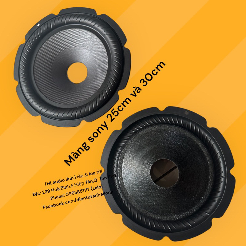 Màng loa sony 25cm và 30cm