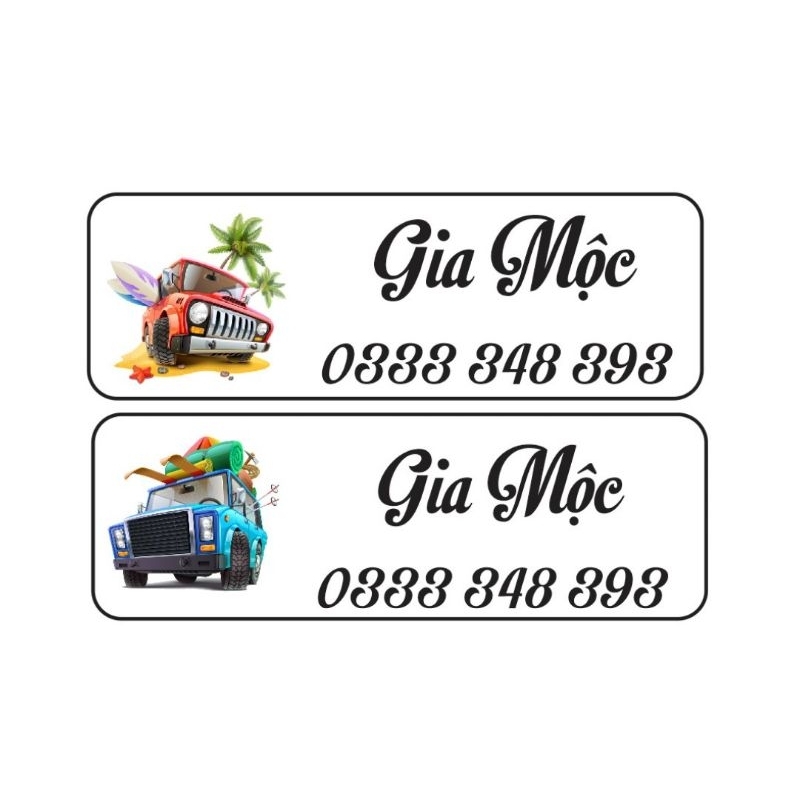 300 Tem ticker in tên bé theo yêu cầu