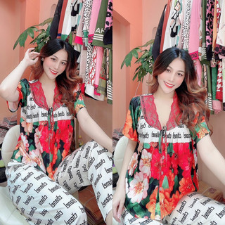 Đồ Bộ Lụa Latin Thiết kế cao cấp 2ce