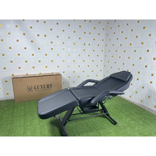 Giường phun xăm, nối mi, ghế tiêm Filler màu Đen - hàng cao cấp