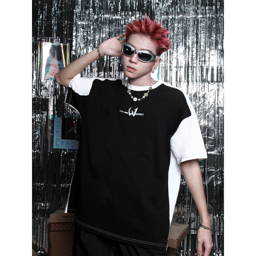 LOCAL BRAND Áo thun The Weird Phong Cách Unisex Form Rộng ATK721