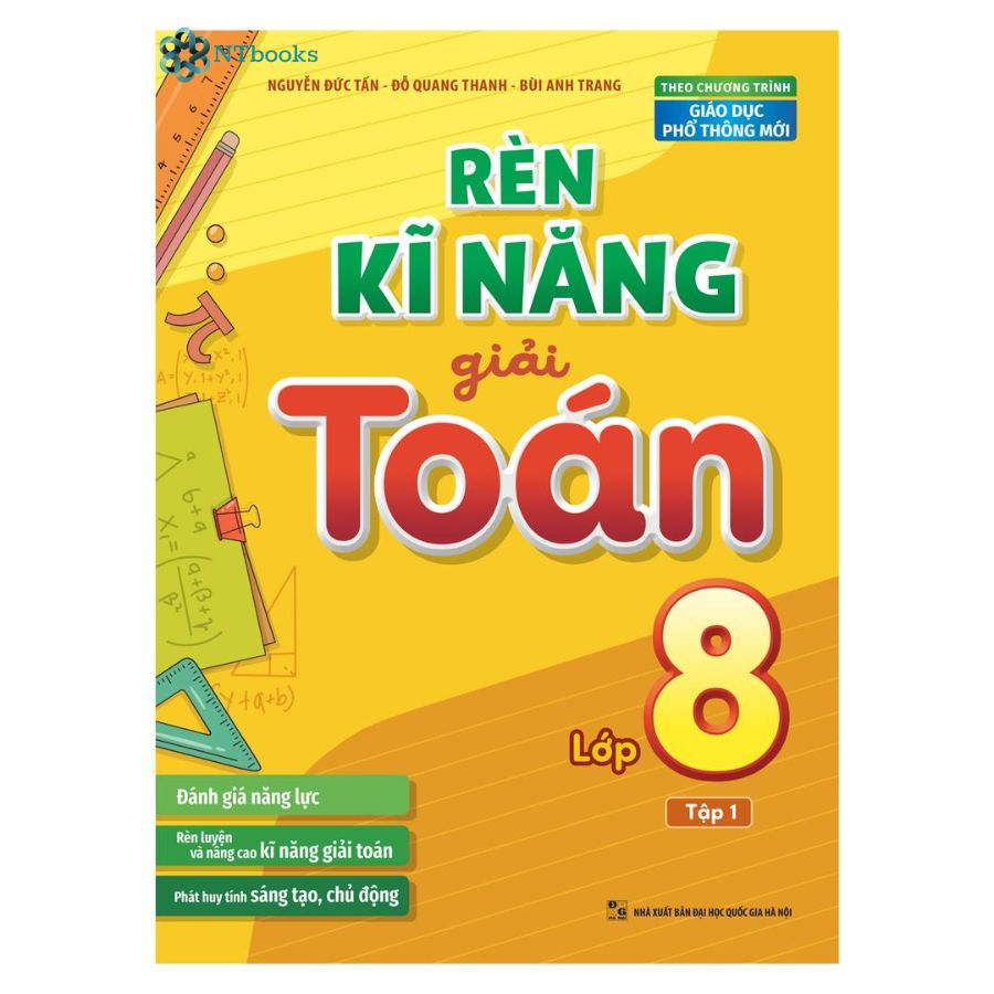 Sách Rèn Kĩ Năng Giải Toán Lớp 8 Tập 1