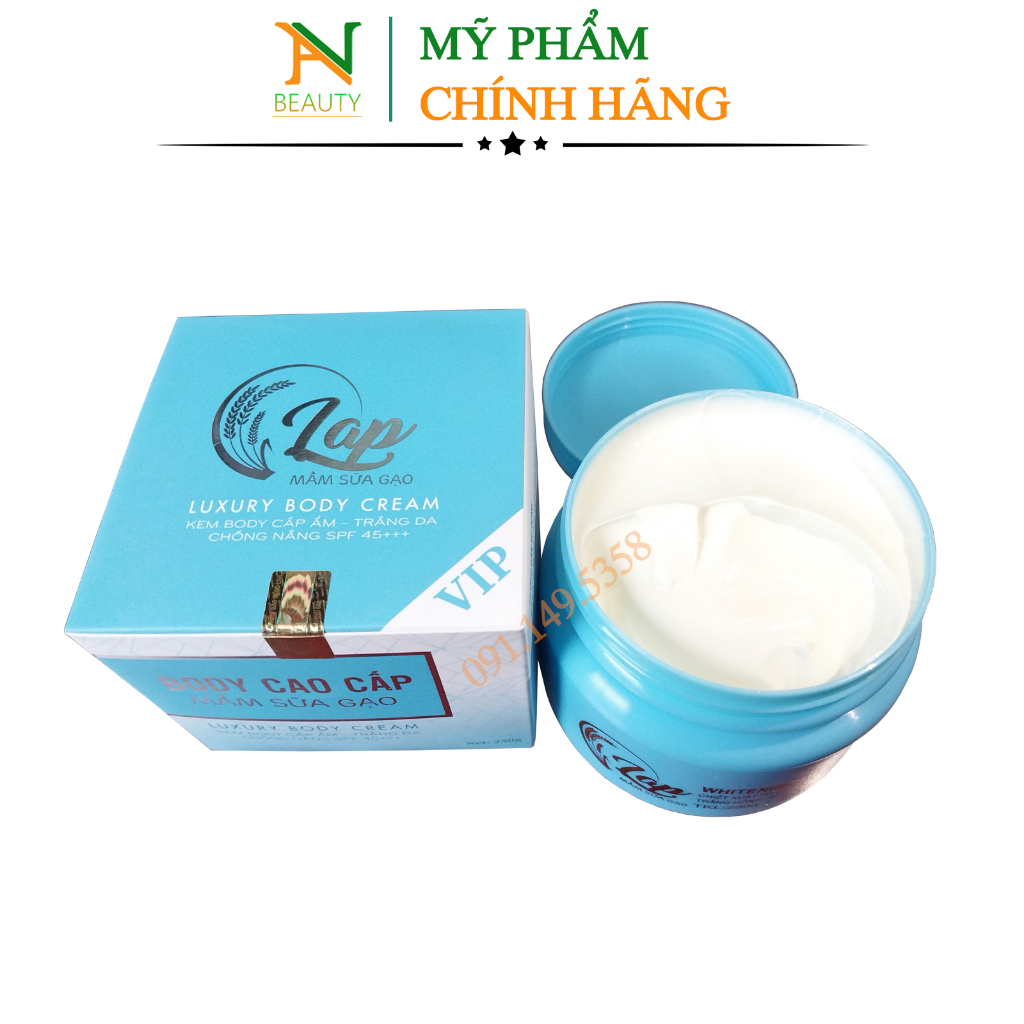 Kem Dưỡng Trắng Da Body Cao Cấp Mầm Sữa Gạo OLAP 250gr