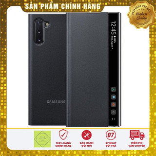 Bao da clear view note 10/ note 10 5g chính hãng 100%
