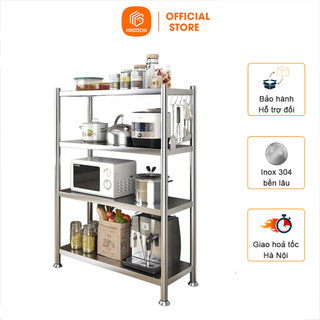 Kệ để đồ nhà bếp - giá kệ inox 304 để đồ đa năng kích thước 60 - 80 - 100cm chịu lực lên đến 300kg