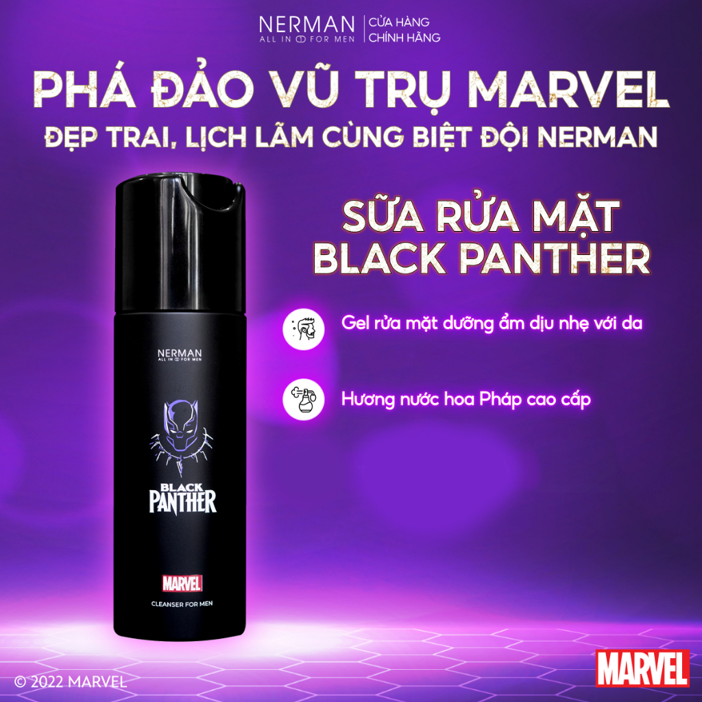 Combo lịch lãm Nerman - Sữa tắm gội hương nước hoa cao cấp 350ml & Gel vệ sinh nam 100ml