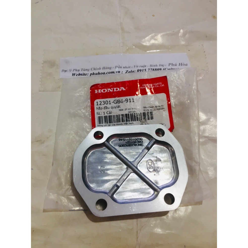 Nắp đầu bò - Nắp đầu quy lát 4 lỗ Và Gioăng - Ron HONDA Dream 100 / Wave 100 / RS / S100