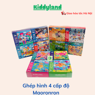 BEGINNER PUZZLE ANIMALS - Bộ xếp hình 4 trong 1 chủ đề Động Vật, Traffic, Seasons