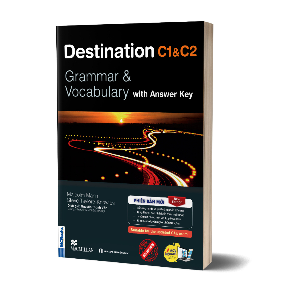 Sách - Combo 3 cuốn Destination B1, B2, C1&amp;C2 (tặng sách 2000 từ vựng TA theo chủ đề trình độ B1, B2 trị giá 119k)