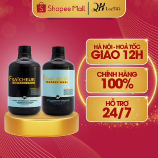 Dầu gội xả Fraicheur QH lactus season phục hồi tóc gãy rụng, dưỡng sâu giữ ẩm cho tóc hư tổn do uốn nhuộm ép 500ml