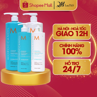Dầu gội xả Moroccanoil hydration QH lactus season dưỡng ẩm sâu, dành cho tóc uốn nhuộm 500ml - 1000ml