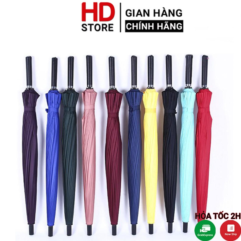 Ô dù che mưa KAW cán dài 24 nan chống lật tán rộng 120 cm cho 3 người siêu chắc