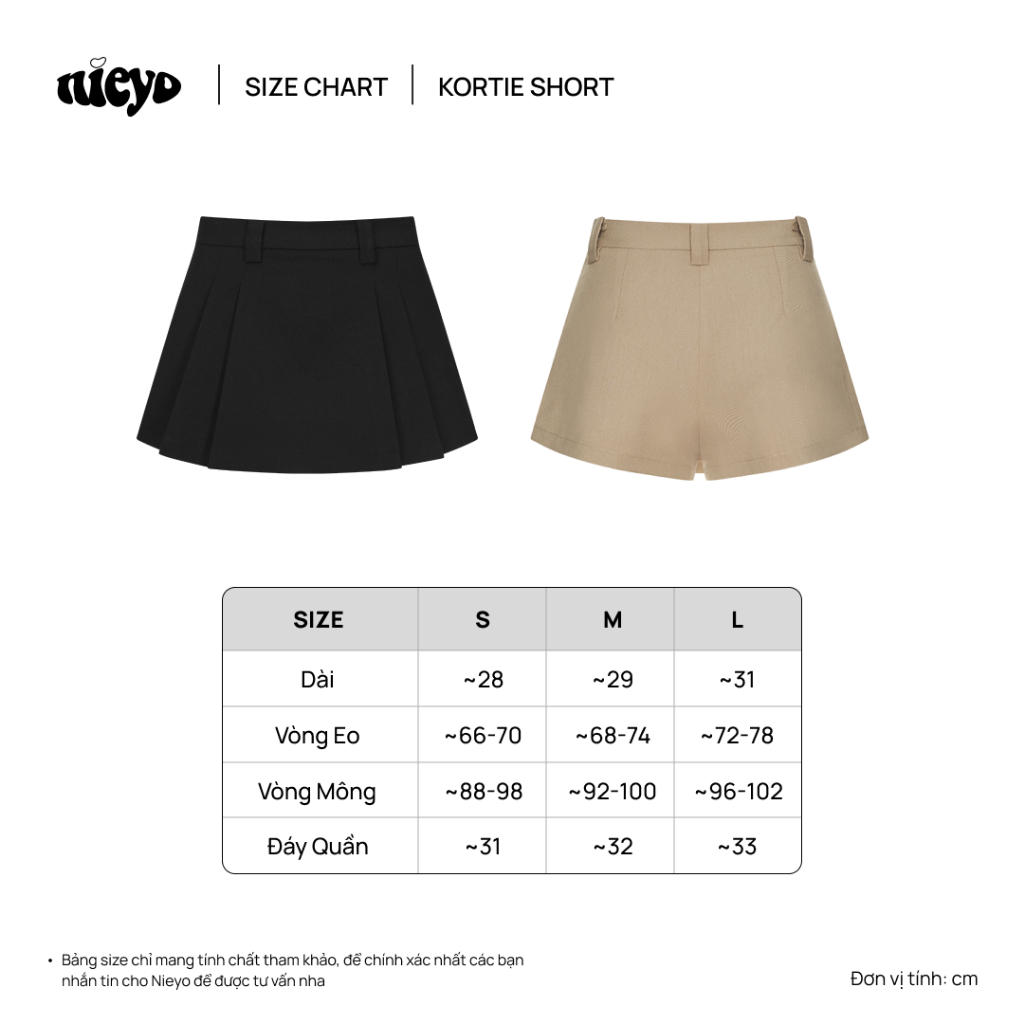 NIEYO MADE-Kortie Short