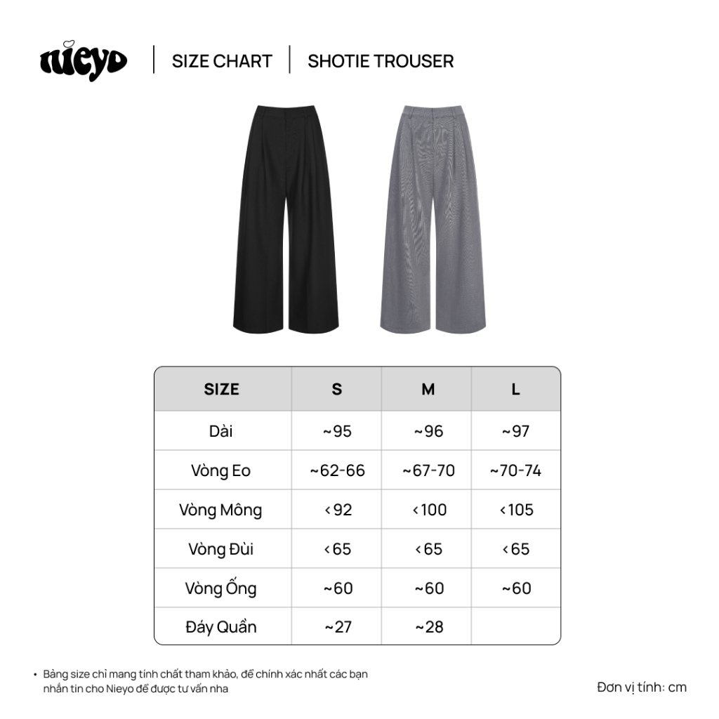 NIEYO MADE - Shotie Trouser