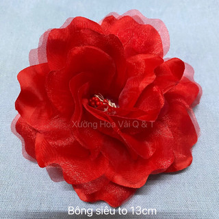Bông voan cài áo siêu to 13cm