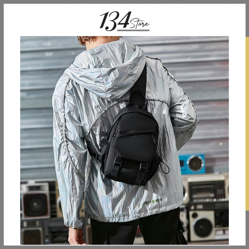 M59 Túi đeo chéo nam thời trang 134Store nhiều ngăn rộng rãi đựng vừa ipad đi chơi, đi học, đi làm.