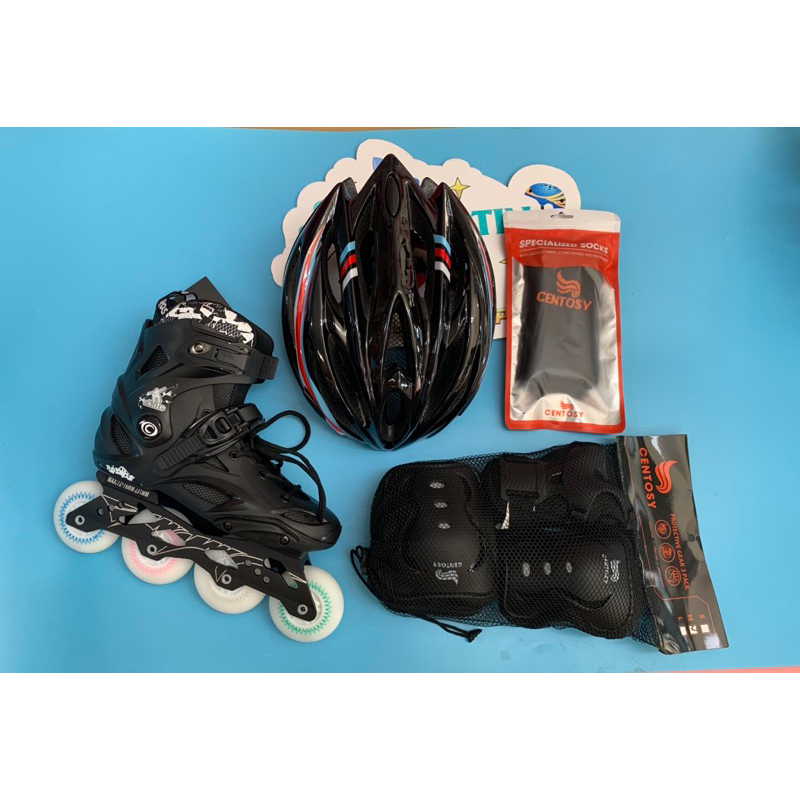 Giày patin Freestyle R6 full bánh sáng cao cấp, frame hợp kim