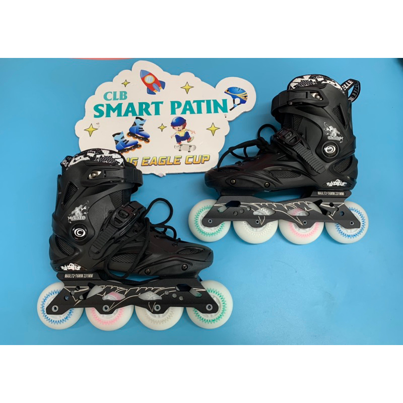 Giày patin Freestyle R6 full bánh sáng cao cấp, frame hợp kim