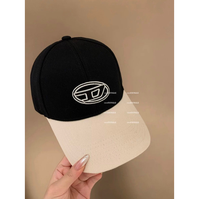 Mũ lưỡi trai CAPSAIGON thêu logo D hai màu phom cứng cao cấp 2 lớp unisex nam nữ phong cách Hàn Quốc