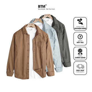 Áo sơ mi btm kaki color shirt - b25 - btm
