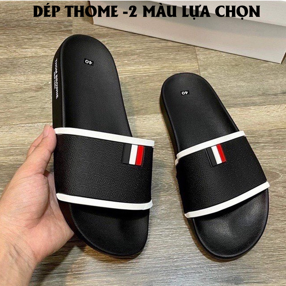 Dép Thome Nam Kiểu Dáng Quai Ngang êm chân thoải mái Chống Trơn Trượt Full Size 37-43 | BigBuy360 - bigbuy360.vn