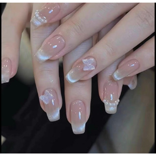 Nailbox mẫu nail mắt mèo, gắn charm - Nail box Hàn Nhật Trung