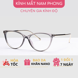 Gọng Kính Mắt Mèo Nữ Càng Kim Loại Thanh Mảnh 5029 Phụ Kiện Thời Trang Cao Cấp