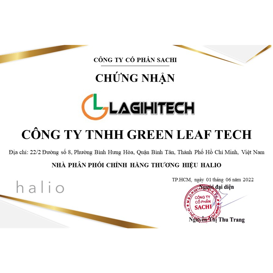 *LAGIHITECH* Máy Rửa Mặt Và Mát Xa Da Mặt Cho Da Nhạy Cảm Halio Sensitive - Hàng Chính Hãng