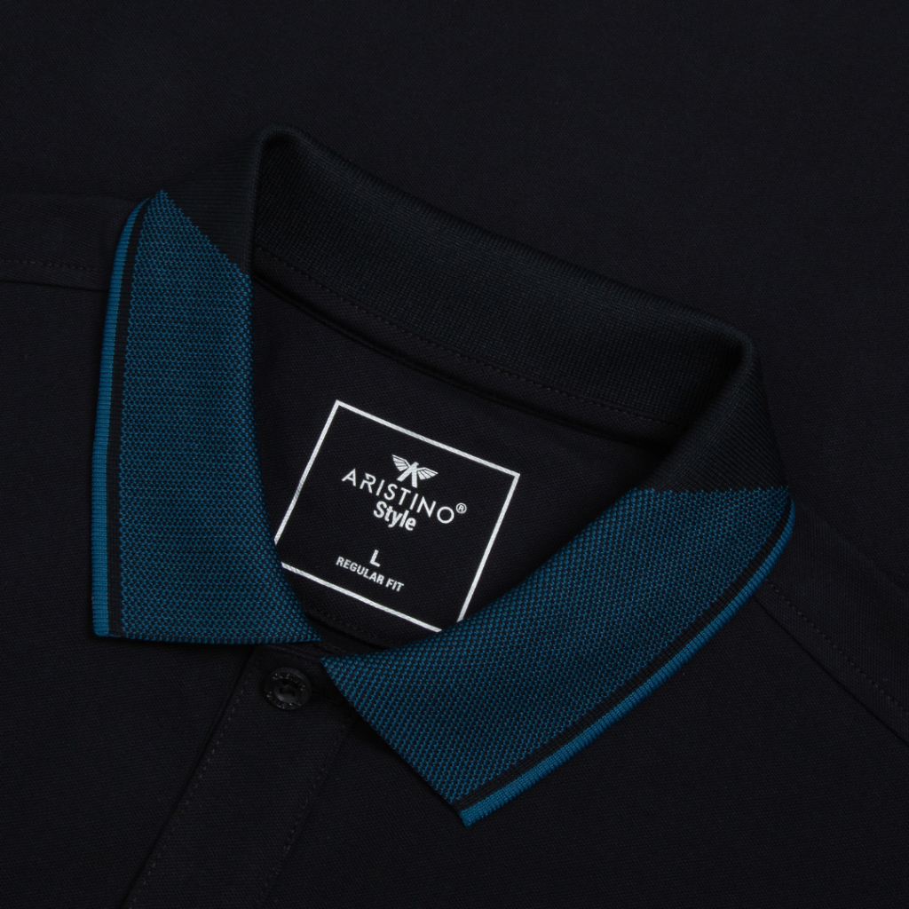 Áo polo nam ngắn tay ARISTINO phom Regular fit, chất liệu Cotton Organic thoáng khí, thấm hút vượt trội - APS166S3