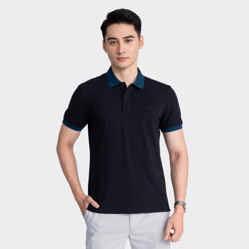 Áo polo nam ngắn tay ARISTINO phom Regular fit, chất liệu Cotton Organic thoáng khí, thấm hút vượt trội - APS166S3