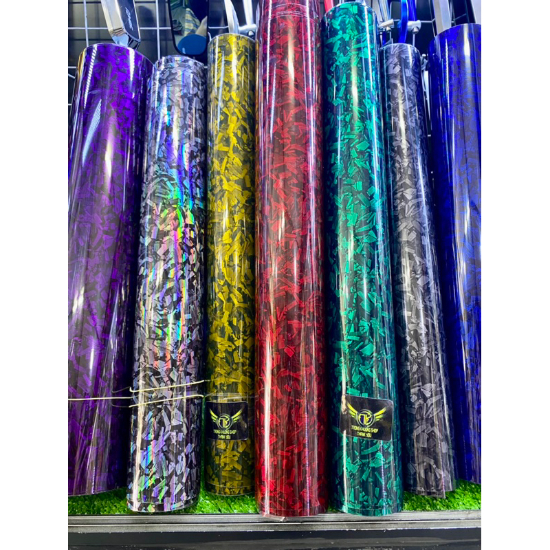 DECAL  CARBON FORGED CAO CẤP DÁN TRANG TRÍ CHO XE MÁY, ĐIỆN THOẠI, OTO ….