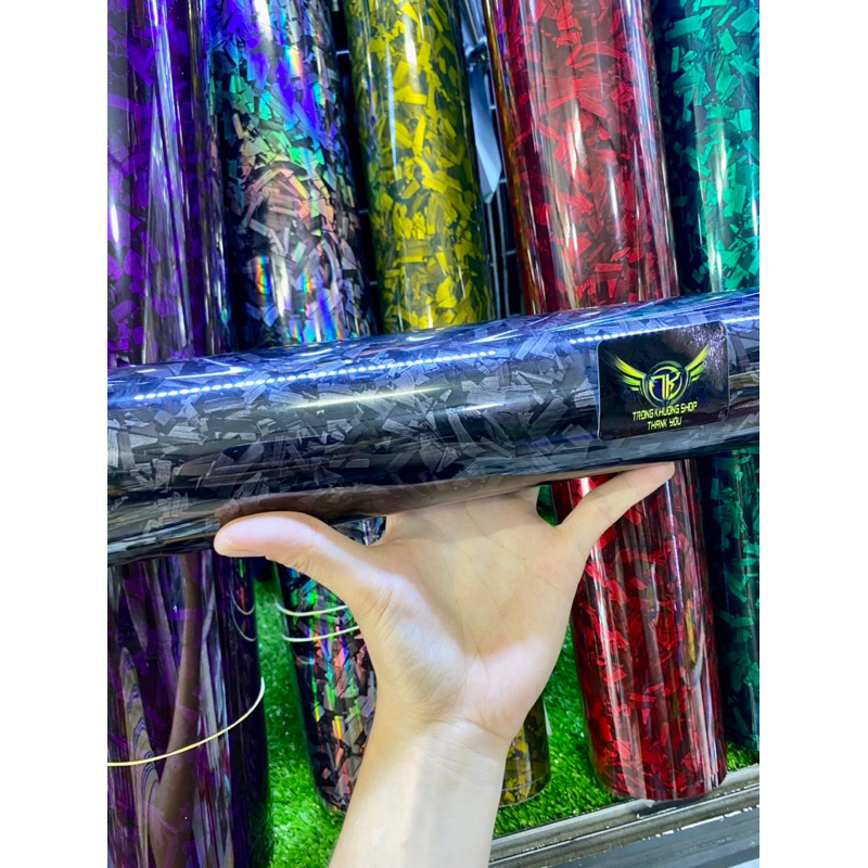 DECAL  CARBON FORGED CAO CẤP DÁN TRANG TRÍ CHO XE MÁY, ĐIỆN THOẠI, OTO ….